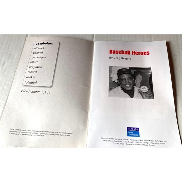 Baseball and American Revolution Beginner Readers Vocabulary Books Lot of 3 - Picture 5 of 5